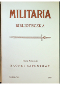 Militaria Biblioteczka Bagnet szpuntowy