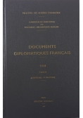 Documents Diplomatiques Francais, tome II