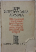 Listy Świętego Pawła Apostoła