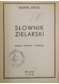 Słownik zielarski, 1938 r.