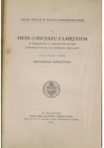 Pieśń o rycerzu z łabędziem, 1903 r.