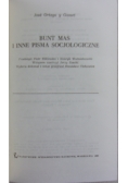 Bunt mas i inne pisma socjologiczne