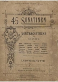 45 Sonatinen und Vortragsstücke für Klavier (Nuty)