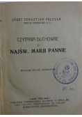 Czytania duchowe o Najświętszej Marii Pannie, 1924 r.
