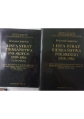Lista strat ziemiaństwa polskiego 1939-1956 , tom I i II
