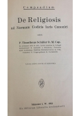 De Religiosis ad Normam Codicis Iuris Canonici, 1931 r.