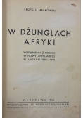 W dżunglach Afryki, 1936 r.