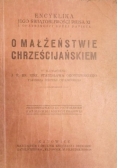 Encyklika o małżeństwie chrześcijańskiem, 1931 r.