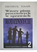 Wzory pism procesowych w sprawach rodzinnych