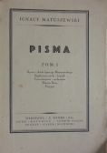Matuszewski Pisma Tom I 1925 r.