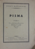 Pisma, tom 1, 1925r.
