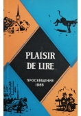Plaisir de lire
