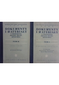 Dokumenty i materiały, z przedednia wojny światowej, tom I-II, 1949r.