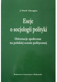 Eseje o socjologii polityki