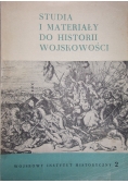 Studia i materiały do historii wojskowości Tom XI, część 2