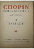 Chopin dzieła wszystkie III Ballady 1949 r.