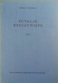 Funkcje rzeczywiste tom 1