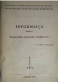 Informacja, zeszyt 1