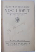 Noc i świt, 1924r.