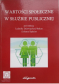 Wartości społeczne w służbie publicznej