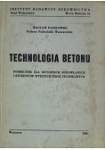 Technologia betonu 1946 r