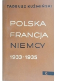 Polska Francja Niemcy 1933-1935