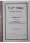 Toast Polski wierszem i prozą , reprint z 1896 r.