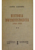 Historia dwudziestolecia 1918 - 1939 Tom II