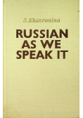 Russian As We Speak It