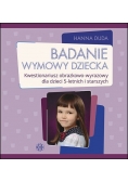 Badanie wymowy dziecka
