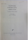 Słownik chemiczny niemiecko-polski