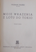 Moje wrażenia z lotu do Tokio , 1938 r.