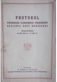 Protokół pierwszego plenarnego posiedzenia krajowej rady narodowej