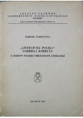 Literatura Polska Gabriela Korbuta z dziejów polskiej bibliografii literackiej