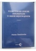 Polsko-Tureckie stosunki dyplomatyczne w okresie międzywojennym
