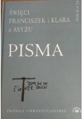 Święci Franciszek i Klara z Asyżu Pisma
