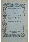 Polityka Rzymian względem Narodów Podbitych 1918 r.