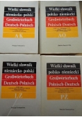 Wielki słownik niemiecko-polski, 4 tomy