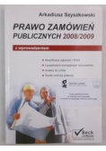 Prawo zamówień publicznych 2008/2009