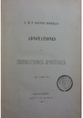 Adnotationes et Instructiones Spirituales, 1891 r.