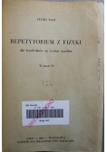 Repetytorium z Fizyki dla kandydatów  na wyższe uczelnie