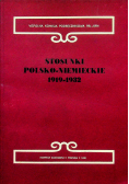 Stosunki polsko niemieckie 1919 1932