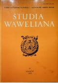 Studia waweliana IV