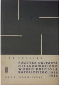 Polityka  okupanta hitlerowskiego  wobec kościoła katolickiego