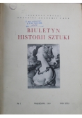 Biuletyn historii sztuki nr od 1 do 4
