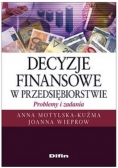 Decyzje finansowe w przedsiębiorstwie Problemy i zadania