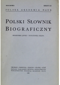 Polski Słownik Biograficzny zeszyt 113
