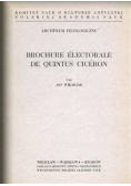 Brochure Electorale de Quintus Ciceron