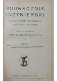 Podręcznik inżynierski Tom II, 1927r.