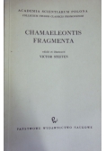 Chamaeleontis Fragmenta